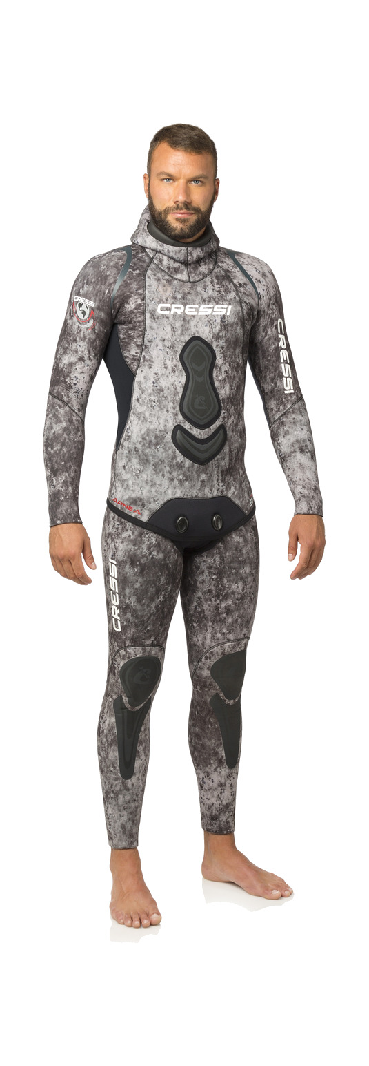 traje humedo buceo apnea camuflaje